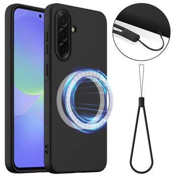 Samsung Galaxy A36/A56 Liquid Silicone Case - MagSafe Compatible - Black