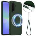 Samsung Galaxy A37 Liquid Silicone Case - MagSafe Compatible - Dark Green