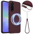 Samsung Galaxy A37 Liquid Silicone Case - MagSafe Compatible - Wine Red