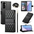 Samsung Galaxy A37 Luxury Quilted Wallet Case - Black