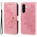 Samsung Galaxy A37 Mandala Series Wallet Case - Pink