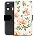 Samsung Galaxy A40 Premium Wallet Case - Floral