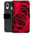 Samsung Galaxy A40 Premium Wallet Case - Rose