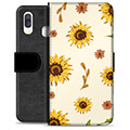 Samsung Galaxy A40 Premium Wallet Case - Sunflower