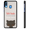 Samsung Galaxy A40 Protective Cover - Angry Cat
