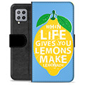 Samsung Galaxy A42 5G Premium Wallet Case - Lemons