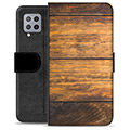 Samsung Galaxy A42 5G Premium Wallet Case - Wood