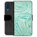 Samsung Galaxy A50 Premium Wallet Case - Green Mint