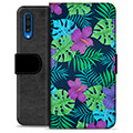 Samsung Galaxy A50 Premium Wallet Case - Tropical Flower