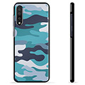 Samsung Galaxy A50 Protective Cover - Blue Camouflage