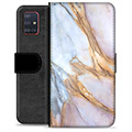 Samsung Galaxy A51 Premium Wallet Case - Elegant Marble