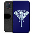Samsung Galaxy A51 Premium Wallet Case - Elephant
