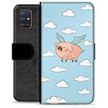 Samsung Galaxy A51 Premium Wallet Case - Flying Pig