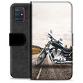 Samsung Galaxy A51 Premium Wallet Case - Motorbike