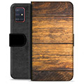 Samsung Galaxy A51 Premium Wallet Case - Wood