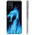 Samsung Galaxy A51 TPU Case - Blue Fire Dragon