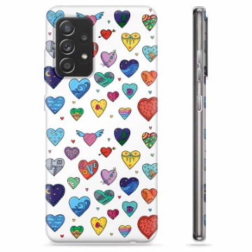 Samsung Galaxy A52 5G, Galaxy A52s TPU Case - Hearts