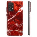 Samsung Galaxy A52 5G, Galaxy A52s TPU Case - Red Marble