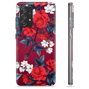 Samsung Galaxy A52 5G, Galaxy A52s TPU Case - Vintage Flowers