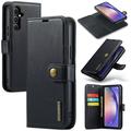 Samsung Galaxy A54 5G DG.Ming 2-in-1 Detachable Wallet Leather Case - Black