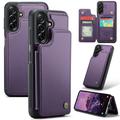 Samsung Galaxy A56 Caseme C22 Case RFID Card Wallet - Purple
