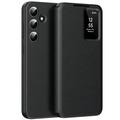 Samsung Galaxy A56 Smart Clear View Flip Case with Card Slot - Black
