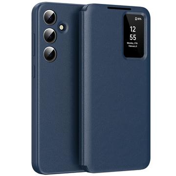 Samsung Galaxy A56 Smart Clear View Flip Case with Card Slot - Sapphire