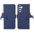 Samsung Galaxy A56 Wallet Leather Case with RFID - Blue