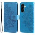 Samsung Galaxy A57 Mandala Series Wallet Case - Blue