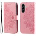 Samsung Galaxy A57 Mandala Series Wallet Case - Pink