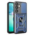 Samsung Galaxy A57 Rotary Ring Hybrid Case with Camera Shield - Blue