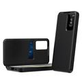 Samsung Galaxy A57 Smart Clear View Flip Case with Card Slot - Black