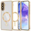 Samsung Galaxy A57 Tech-Protect MagFlex Case - MagSafe Compatible - Clear / Gold