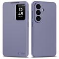 Samsung Galaxy A57 Tech-Protect Smart Clear View Flip Case with Card Slot - Purple