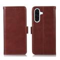 Samsung Galaxy A57 Wallet Leather Case with RFID - Brown