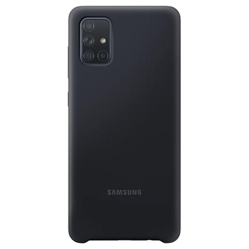 Samsung Galaxy A71 Silicone Cover EF-PA715TBEGEU - Black