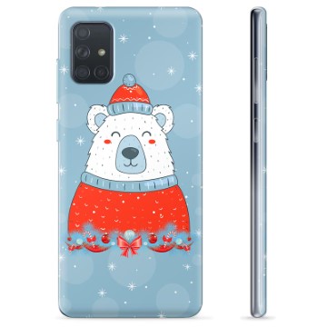 Samsung Galaxy A71 TPU Case - Christmas Bear