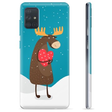 Samsung Galaxy A71 TPU Case - Cute Moose