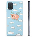 Samsung Galaxy A71 TPU Case - Flying Pig