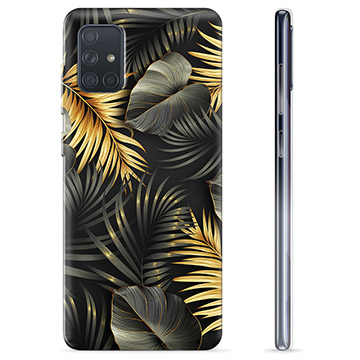 Samsung Galaxy A71 TPU Case - Golden Leaves