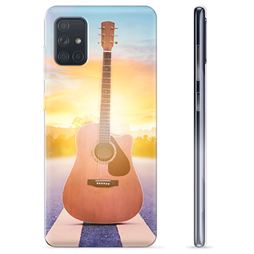 Samsung Galaxy A71 TPU Case - Guitar