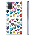 Samsung Galaxy A71 TPU Case - Hearts