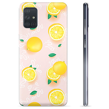 Samsung Galaxy A71 TPU Case - Lemon Pattern