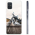 Samsung Galaxy A71 TPU Case - Motorbike