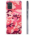 Samsung Galaxy A71 TPU Case - Pink Camouflage