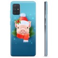 Samsung Galaxy A71 TPU Case - Winter Piggy