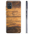 Samsung Galaxy A71 TPU Case - Wood