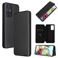 Samsung Galaxy A72 5G/4G Flip Case - Carbon Fiber