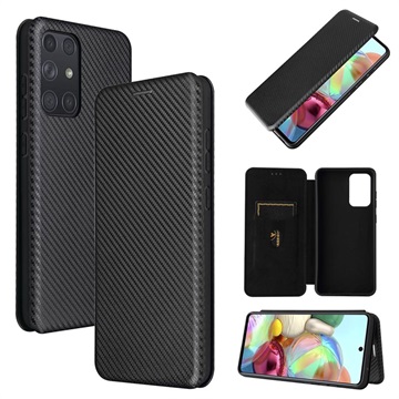 Samsung Galaxy A72 5G/4G Flip Case - Carbon Fiber