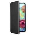 Samsung Galaxy A72 5G/4G Flip Case - Carbon Fiber